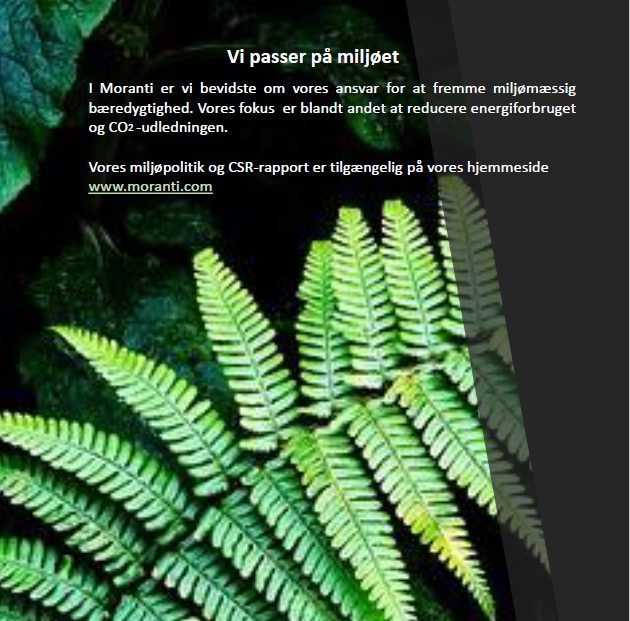 Vi passer på miljøet