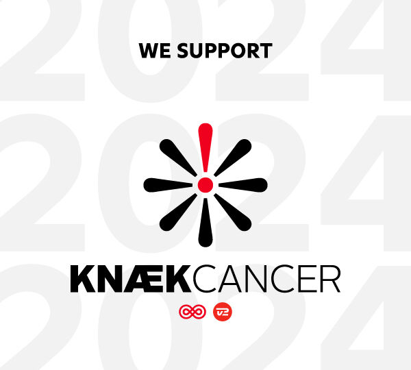 Knæk Cancer Business Donors Support Logo